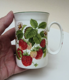 Roy Kirkham Fruit Garden Strawberry mug and bread and butter plate
