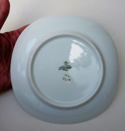 Alka Kunst Mid Century Dresden style porcelain dessert plates