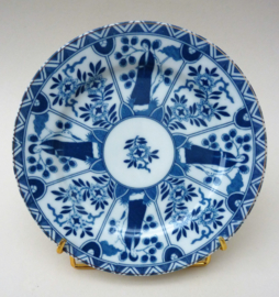 Chinoiserie blauw wit Lange Lijs dessertbord