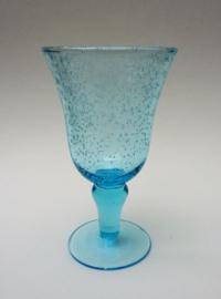 Bubble glass wine glass Light Blue