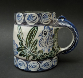 Kamionka Lysa Gora Polen keramische grote pul jaren 60