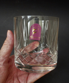 La Galaica cut crystal old fashioned whisky tumbler