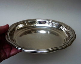 Round silver plated bread basket