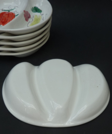 Italian Mid Century raw vegetables serving dish