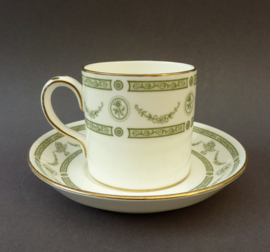 Crown Staffordshire Apollo koffiekop en schotel