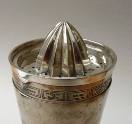 Silver plated Art Deco barware lemon squeezer