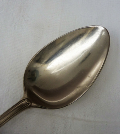Wellner Augsburger Faden silver plated dessert spoon