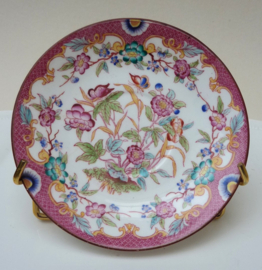 Sarreguemines Minton pattern 216 coffee cup with saucer