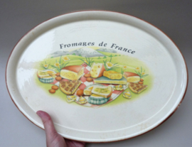 Vintage French cheese serving platter