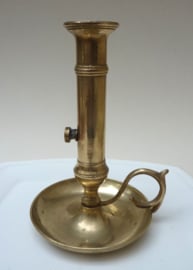 Brass ejector chamberstick 19th century