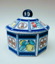 Italian faience cookie jar