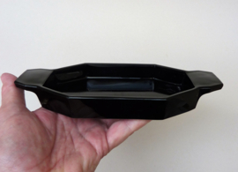 Art Deco glazen condiment potten  zuurstel