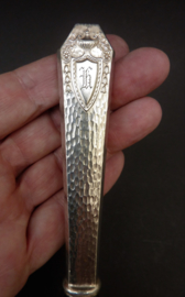 French silver plated master butter knife