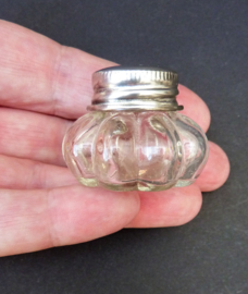 Antiek peper en zout vaatje pompoen model