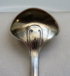 Wellner Augsburger Faden silver plated table spoon