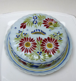 Henriot Quimper faience kaas stolp