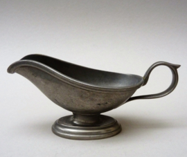 Antique nickel silver sauce bowl