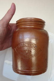 Antique German Konservenkrug salt glazed crock
