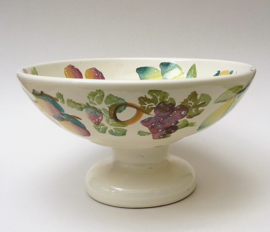 Nicola Fasano Grottaglie faience fruitschaal op voet