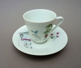 Hutschenreuther Apart Mid Century cup with saucer