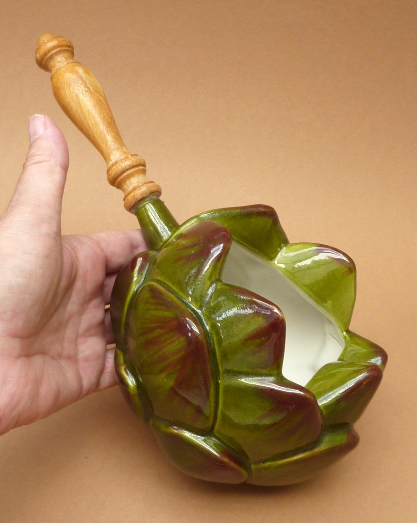 Italiaanse majolica Artisjok sauskom jaren 70