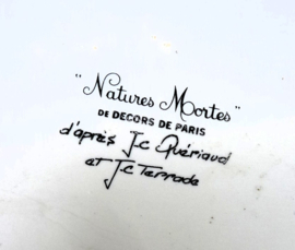 Serving dish Decors de Paris Nature Mortes Les Gibiers