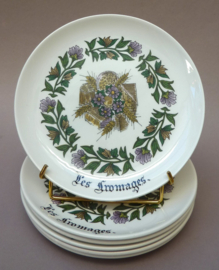 Gien cheese platter and plates Les Fromages