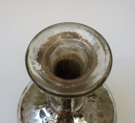 Vintage zilverglas karaf