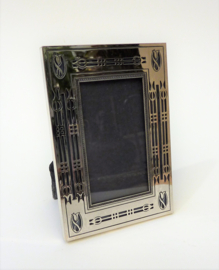 Silver plated Art Deco style picture frame