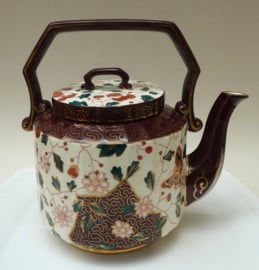 Franse faience Japonisme theepot 19e eeuw