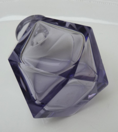 Boheemse Art Deco lavendel kristallen parfumfles