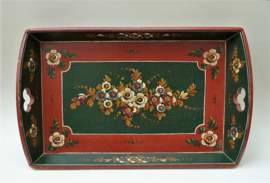 Dutch Hindeloopen Folk Art serving trays