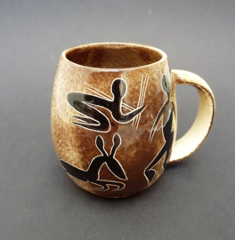 Crescent Studio Pottery mok Tribal Art