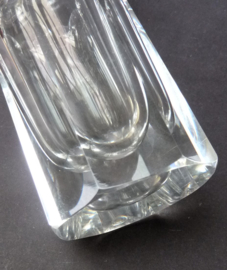 Josef Hoffmann voor Moser Art Deco geslepen kristallen vaas