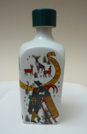 Four seasons porcelain schnapps bottle and cups Altenkunststadt Bavaria