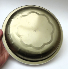 Vintage blikken kerstschaal