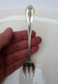 Wiskemann Brussels silver plated oyster forks 19th century