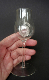 Likeurglas shotglas met glazen framboos
