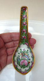 Chinese Rose Medallion porseleinen lepel