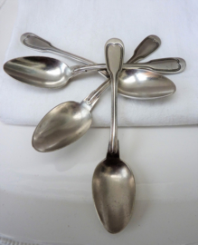 Christofle Chinon antique silver plated coffee dessert spoons