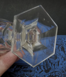 Val St Lambert wine glass Poniatowski