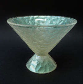 Glass opalescent dessert coupe glass - set of four