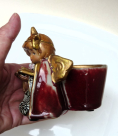 Ceramic Christmas Angel votive