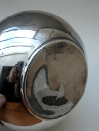 Silver plated tea set with vine decoration