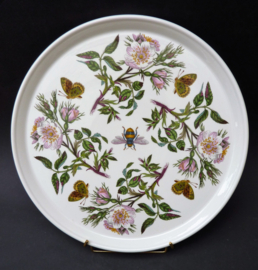 Portmeirion Harmony of nature Butterfly round ironstone serving tray