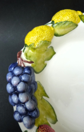 Bassano majolica fruit bowl