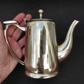 Art Deco hotel silver coffee pot