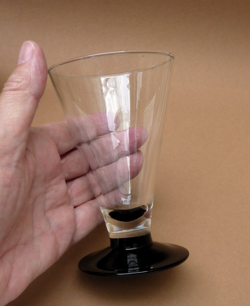 Luminarc France Domino waterglas op zwarte voet