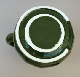 Apilco bistroware porcelain coffee pot green Vert Empire and gold 1 liter