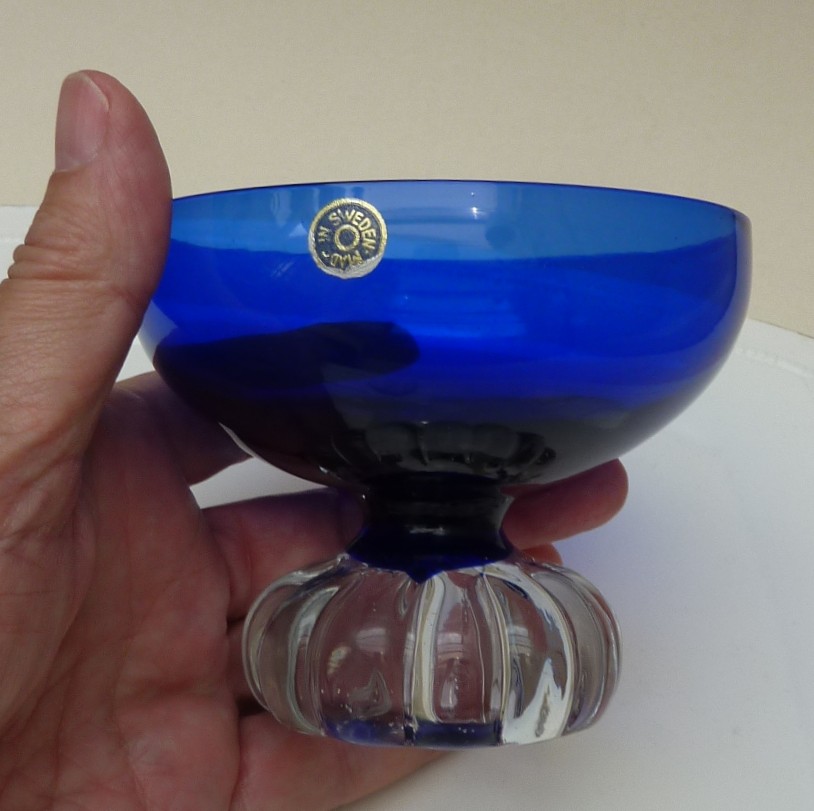 Aseda Sweden gekleurde glazen champagne dessert coupes